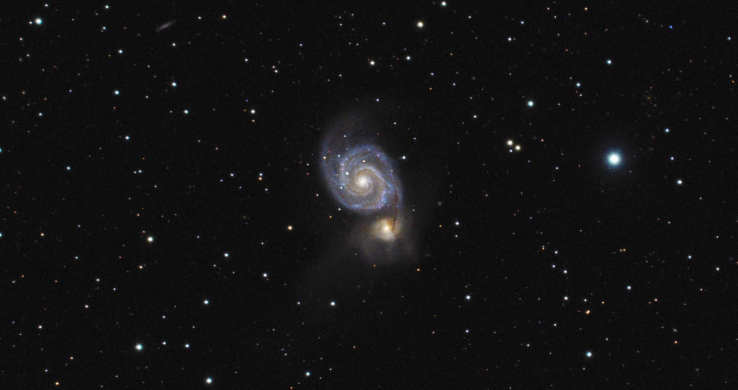 M51 – Die Whirlpool-Galaxie