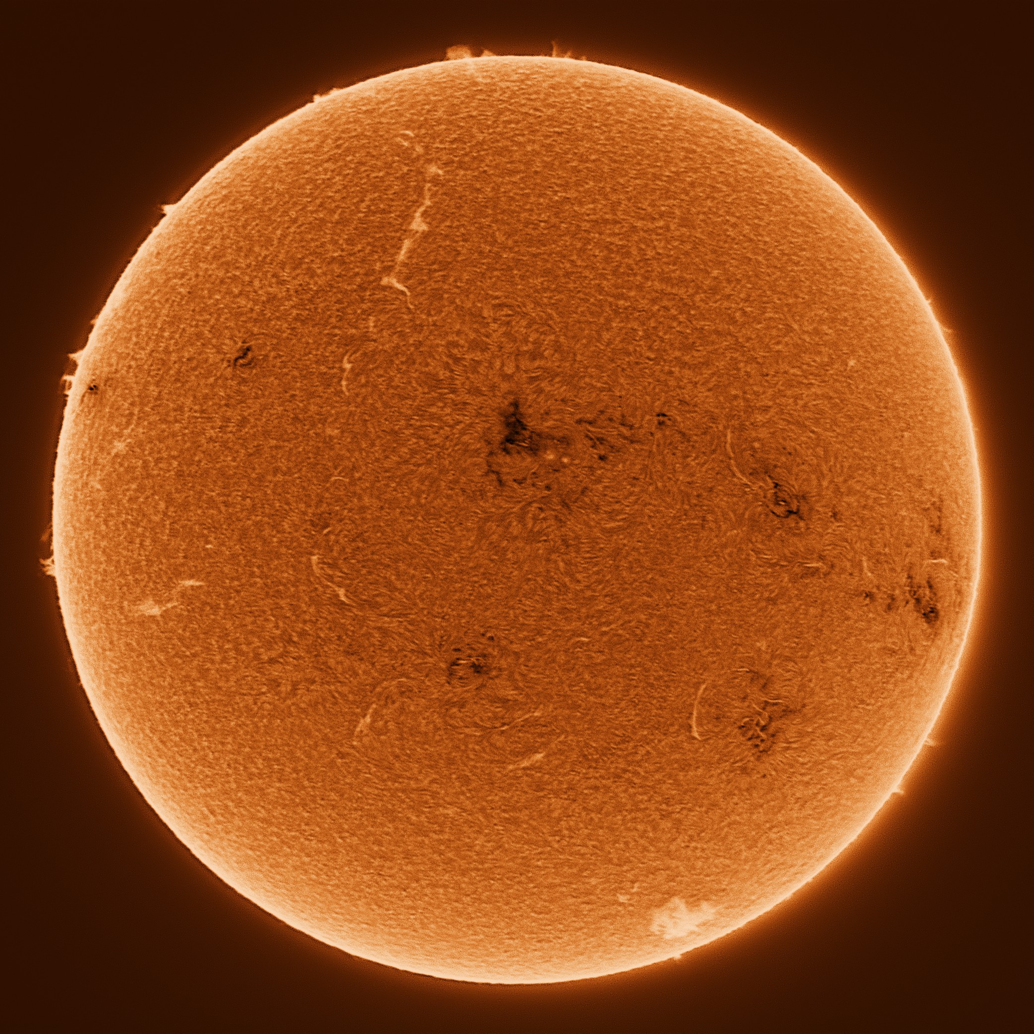 Sonne in H-Alpha