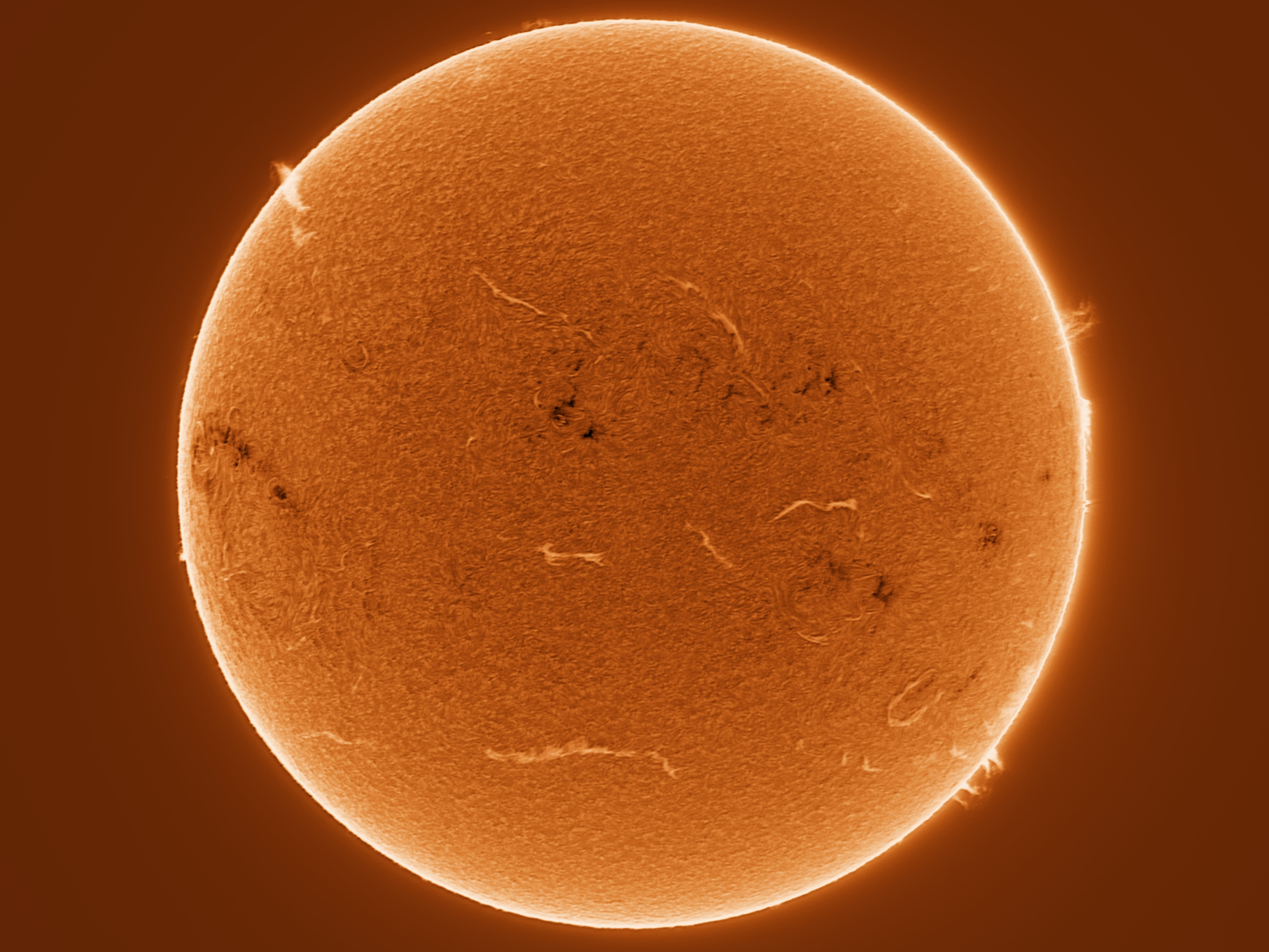Sonne in H-Alpha