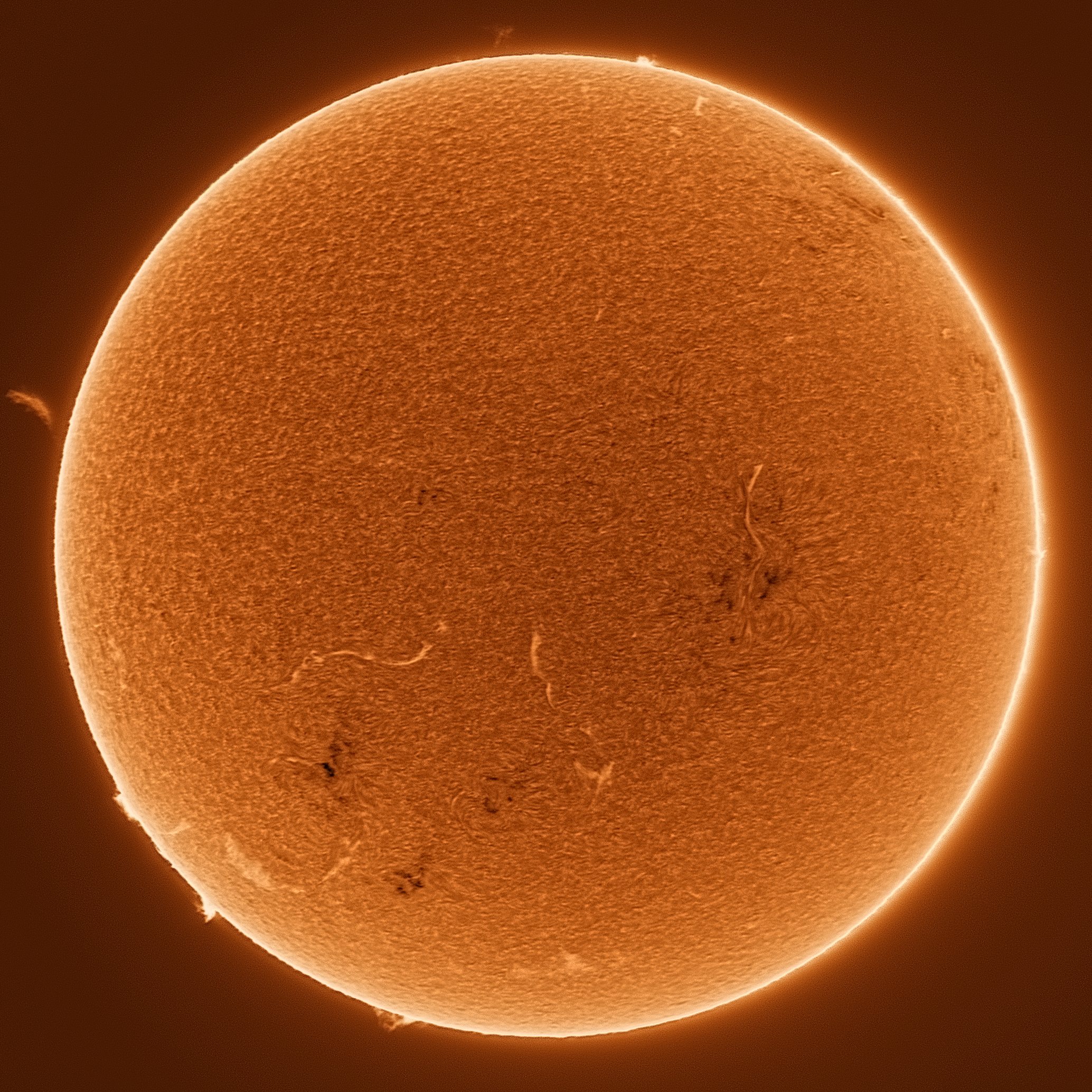 Sonne in H-Alpha