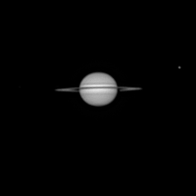 Saturn mit Titan